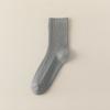 Men's Mid-calf Socks for Autumn and Winter, Breathable and Sweat-absorbing Cotton Socks, Business Sports Solid Color Long Socks