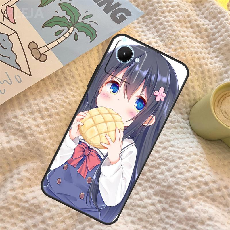 Anime girl cartoon japan cute Case For Realme C67 C63 C55 C51 C75 C61 C53 C35 C65 C71 11 12 13 14 15 Pro Plus GT6 GT7 Pro