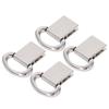 4 Pcs Shoulder Strap Clip Bag Handle Shoulder Strap Buckle Clip Buckle Decoration Hardware