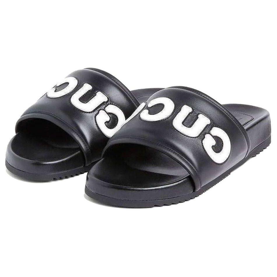 Gucci Jumbo Logo Slide 'Black White' 742009 AABYM 1347