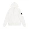 Classic Stone Island Solid Color Crewneck Sweatshirt Badge Long Sleeve Loose Fit Couples