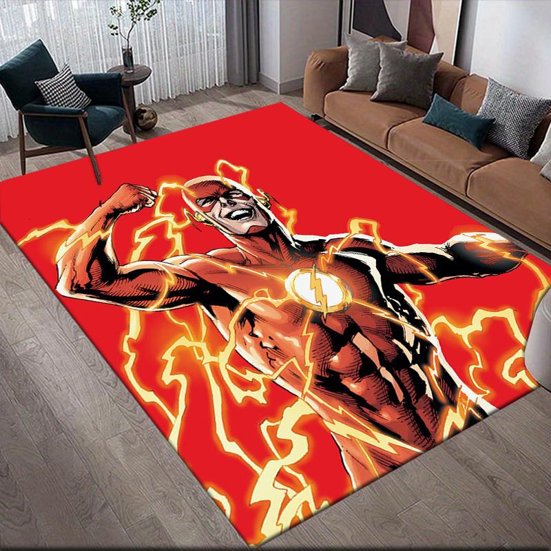 

Flash Square Area Rug, Non-Slip Floor Mat for Bedroom, Perfect Gift for Fans.chl 60x90cm