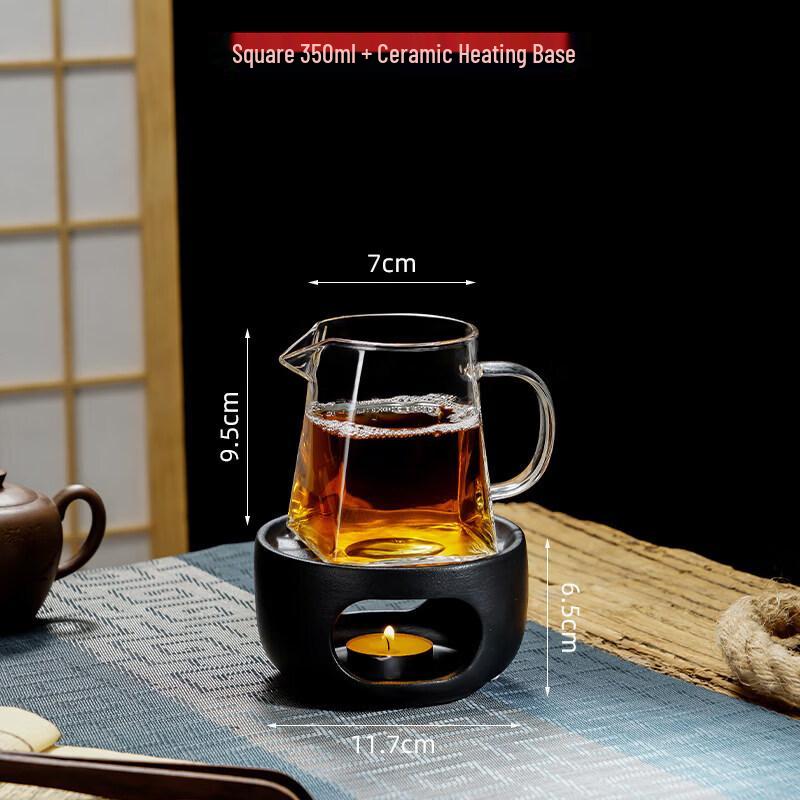 Thickened Hammered Glass Gongdao Tea Pitcher