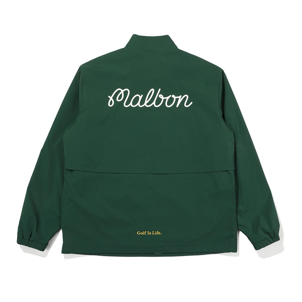 Malbon Golf Bucket Point Half-Zip Anorak Green (Man)