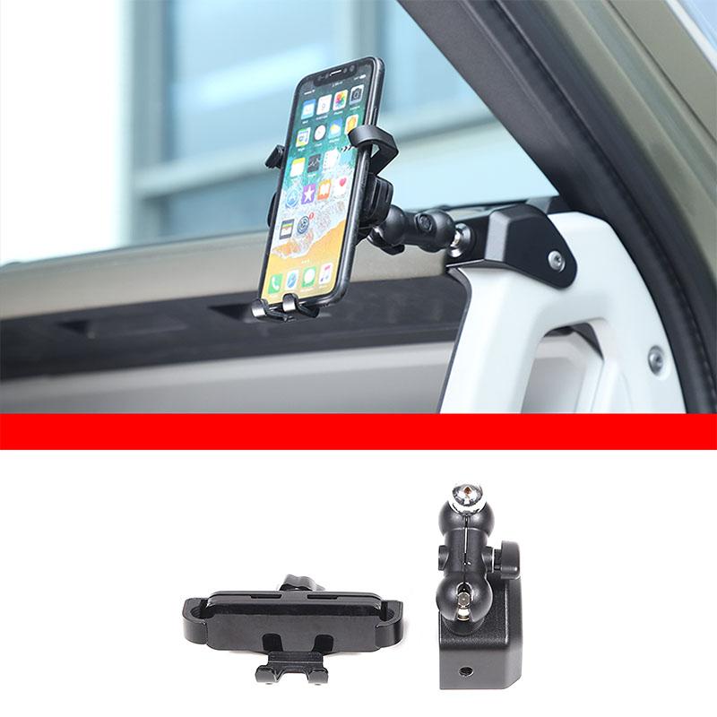 For Land Rover Defender 110 2020-2024 Aluminum Car  Mobile Phone Bracket GPS Navigation Bracket Car Interior Accessories