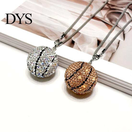 Universal Rearview Mirror Pendant Rhinestone Basketball Car Hanging Ornament Sports Fan for Shiny Decoration Vehicle Interior Decor Unique Gift Fans