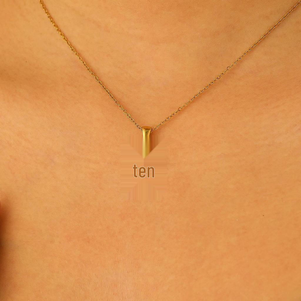 Women's Geometric Diamond Cross Necklace - European & American Punk Hip-Hop Style Choker