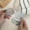 1-5pc Transparent Contact Lens Case Macaron Colors Contacts Storage Box with Tweezers Portable Beauty Pupil Travel Container