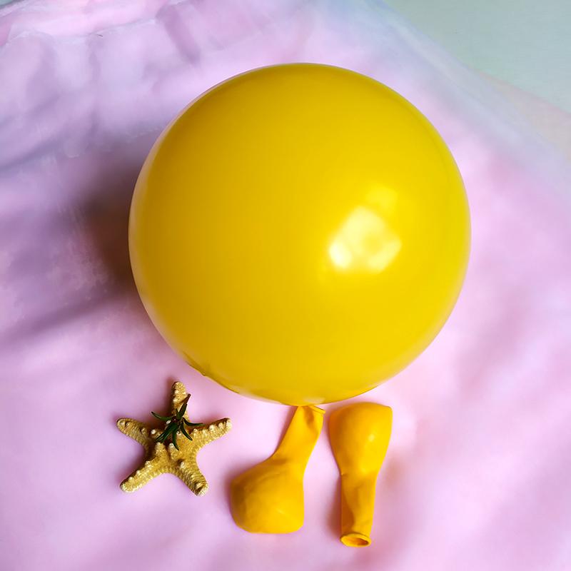 5-36inch Lemon Yellow High Quality Latex Balloon Baby Birthday Banquet Decoration Wedding Room Decor Balloon Kid Toys Globos