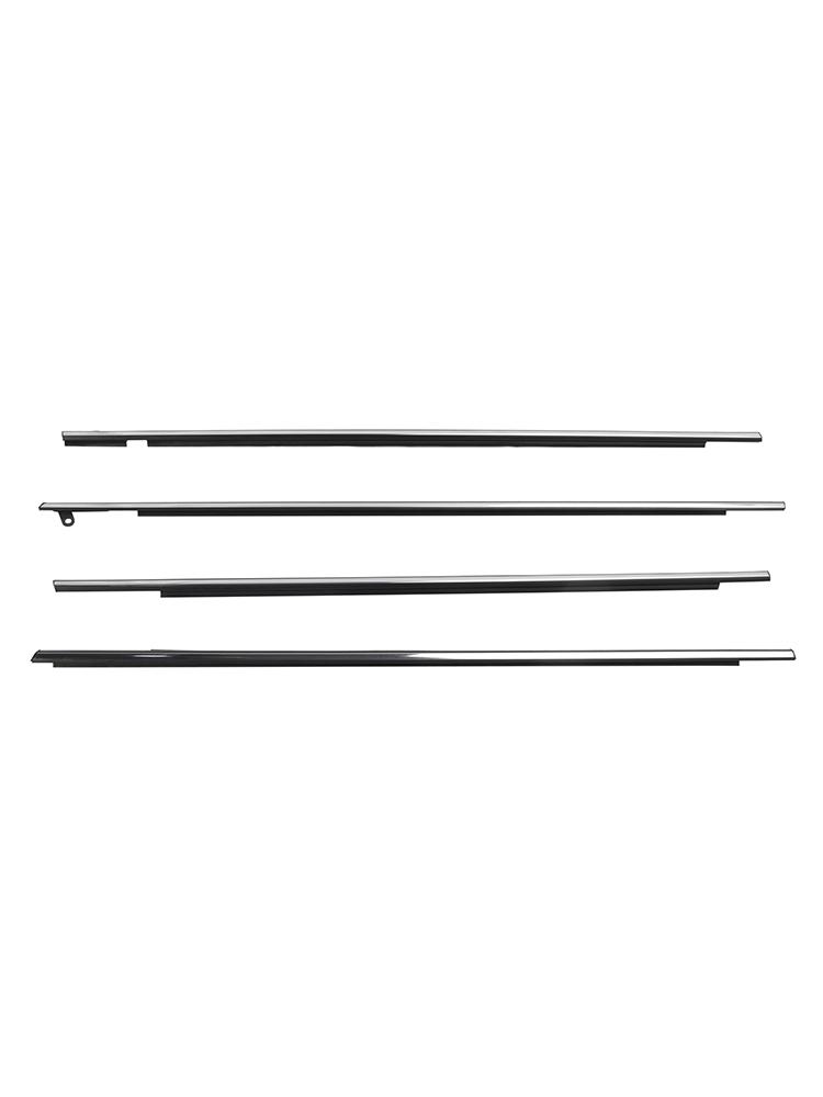 4pcs Chrome Outside Window Moulding Weatherstrip Seal For Toyota Venza 2009-2016