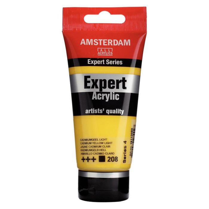 Peinture acrylique - Royal Talens - Amsterdam Expert - 75ml - Jaune Cadmium Clair - Mat