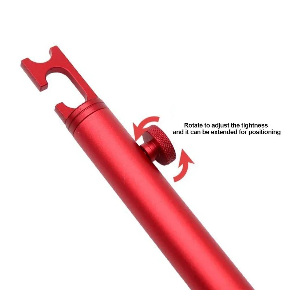 32-48cm Einziehbarer Haubenstütze Auto Motorhauben-Ständer-Kit Haubenstütze Auto Türhalter Beulenwerkzeuge Zubehör Kofferraum-Stützstange