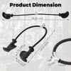 Ergonomic Tricep Rope with Handle, 38 Inch Anti-Slip Tricep Pull Down Attachment, Tricep Rope Cable Attachment for Gym, Rope Attachment for Cable