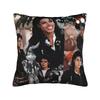 Singer Michael Jacksons MJ Tour  Pillow Cover Accessories Soft Cushion Cover Gift  Pillow Case Cover Home Multi Size