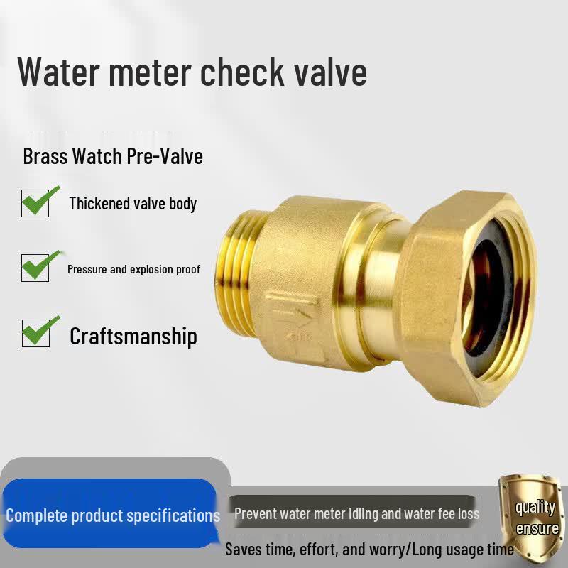 Zhu Gu Brass Telescopic Water Meter Check Valve