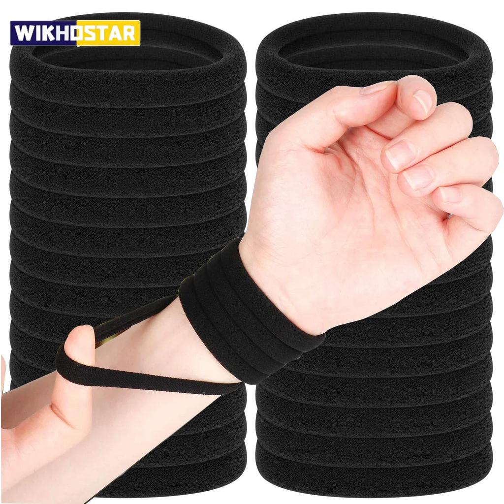 100pcs Kids Elastic Hair Bands Girls 4CM Sweets Scrunchie Rubber Band Hair Ties Clips Headband Hair Accessories