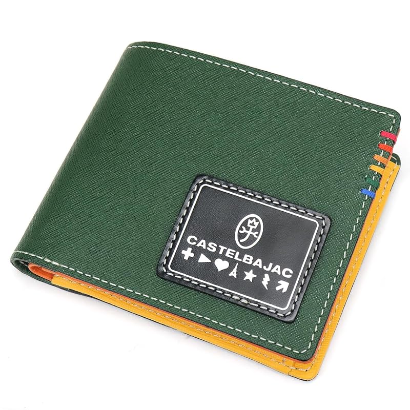 

[Castelbajac] bifold wallet sort men s green