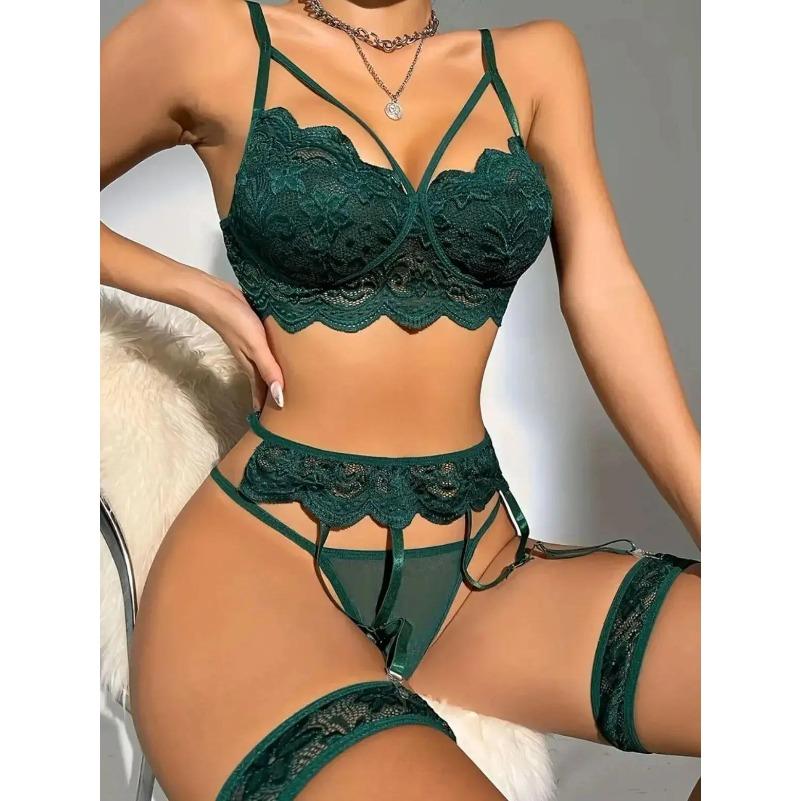 Sexy Erotic Lingerie Women Bra And Panty Garters See Through Lingerie Sets Sexy Women's Underwear Set Female Sexy Costumes