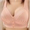 Women's Bra Front Buckle No Steel Ring Thin Cup Ladies Vest Underwear B/C Cup