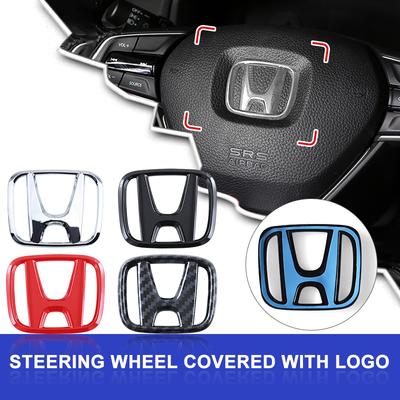 1 Pz Adesivo Volante Auto Emblema Decalcomania Distintivo Accessori Decorativi per CRV HRV Civic Accord Fit Jazz City Odyssey