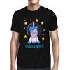 1Tee Mens Unicorn Astronaut Space T-Shirt