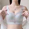 Undergarment Women's Anti-sagging Thin Strapless Bra Vest Style Gathering and Retracting Breasts Large-sized Bra