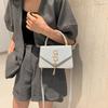 New Fashionable Retro Underarm Small Square Bag Single Shoulder Simple Summer Messenger Bag Solid Color Women's Bag