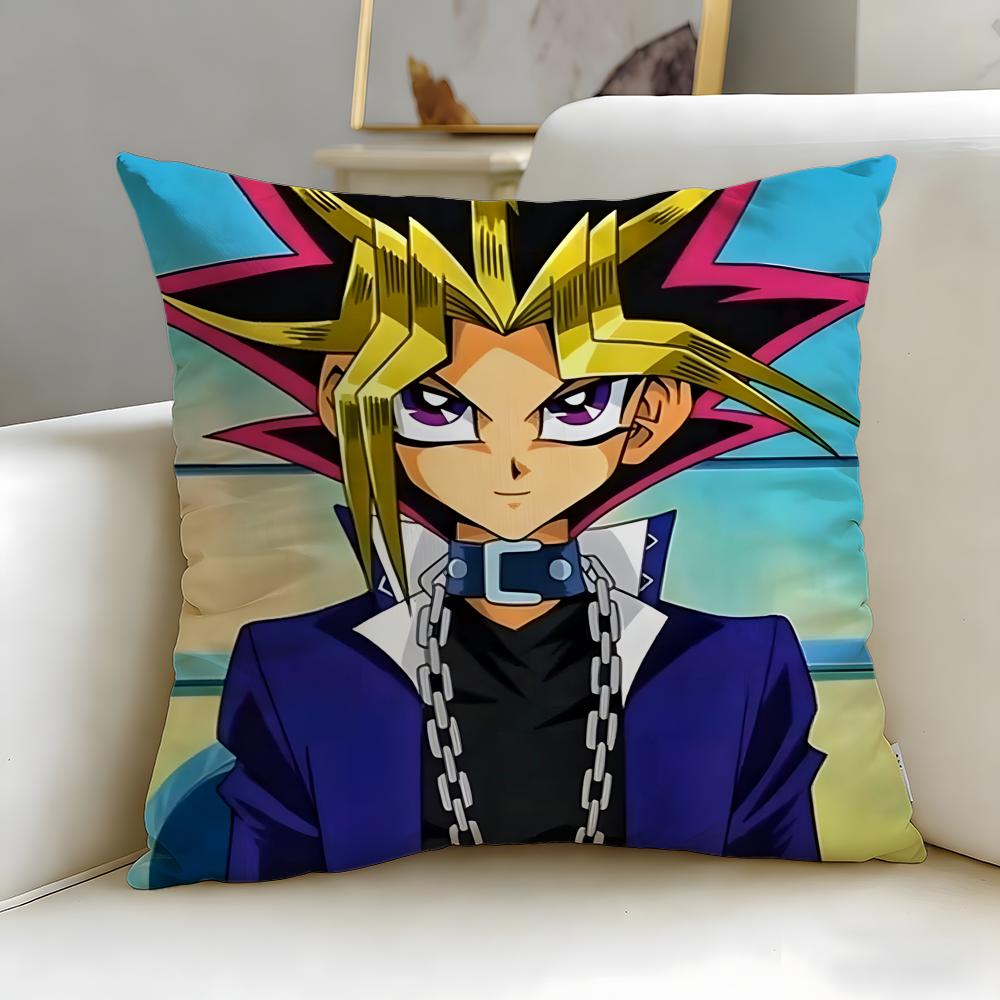 classic anime GX YuGiOh GX Cushion Cover Soft  EasyWash Pillow Case  Versatile for Couch Bed Travel and Office