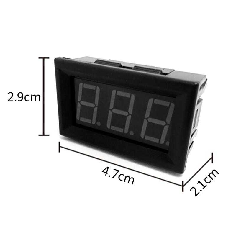 AC 70-500V Digital Voltmeter LED Display 2 Wire Volt Voltage Test Meter