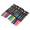 12 Color Acrylic Marker  DIY Album Graffiti Black Card Marker Water Based Paint Pen