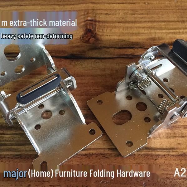 "Kang 90° Self-Locking Folding Table Hinge - Ideal for Coffee and Dining Tables"