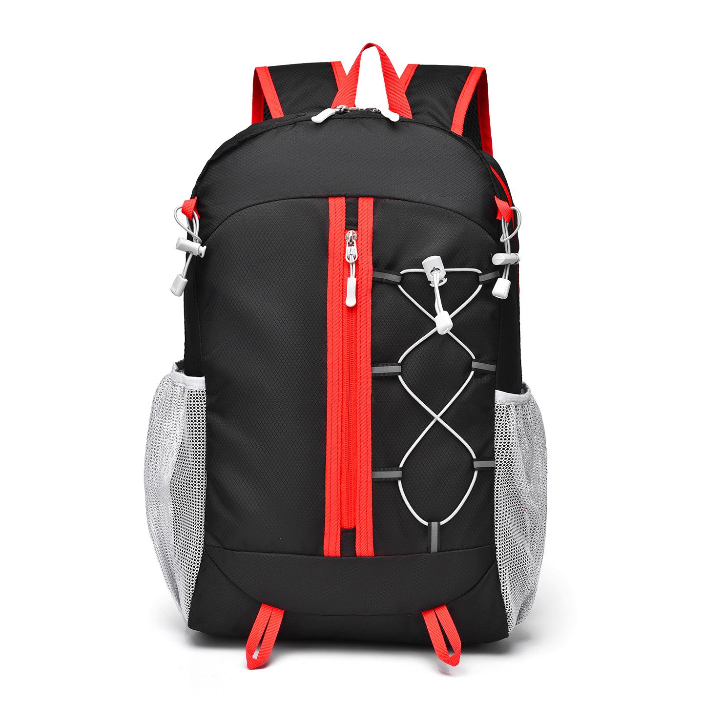 Lightweight Foldable Large Capacity Hiking Backpack for Travel & Camping 20-35L чёрный