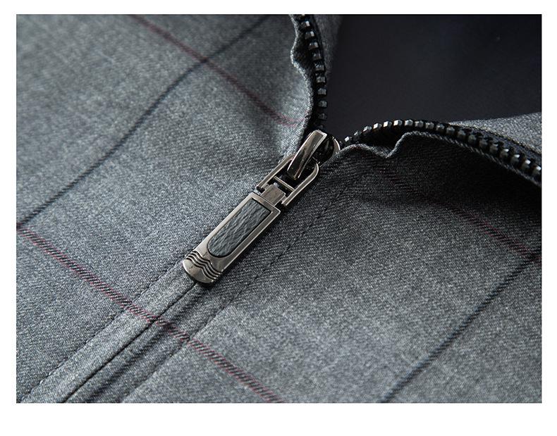 Stylová pánská klopová bunda - Podzim 2025 Business Casual Svrchní oblečení