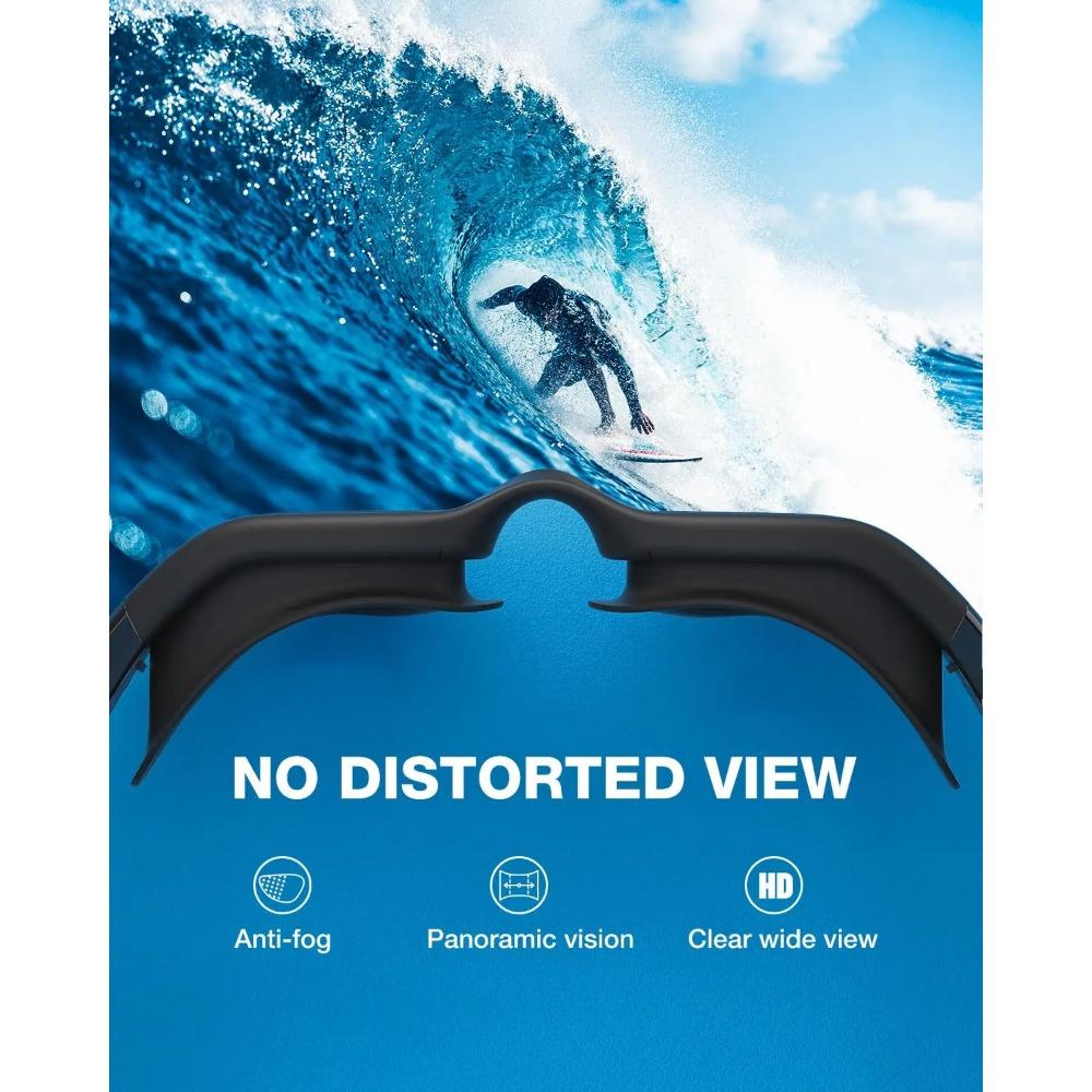 Gogle pływackie Ulepszone G1 Polaryzacyjne Zmniejszające Odbicia Przeciwmgielne dla Mężczyzn i Kobiet Dorosłych