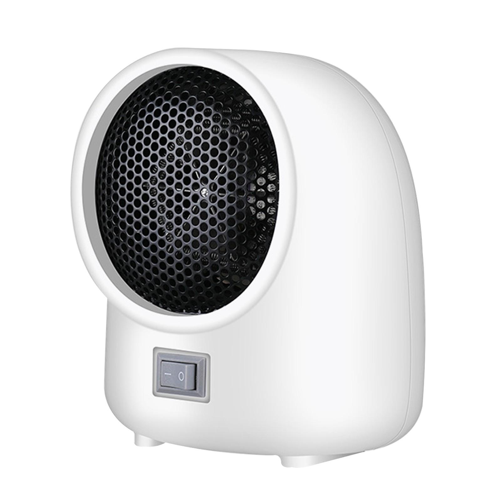Portable Electric Space Heater for Home and Office, 1500W Fast Heating, Energy Efficient, Quiet Operation, White белый