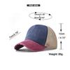 Breathable Baseball Cap Washed Cotton Snapback Hat Summer Mesh Sun Hat