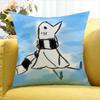 Cartoon G-Goodnight P-unpun World Various Sizes Square Pillow Case For Car Home Bedchamber Decor