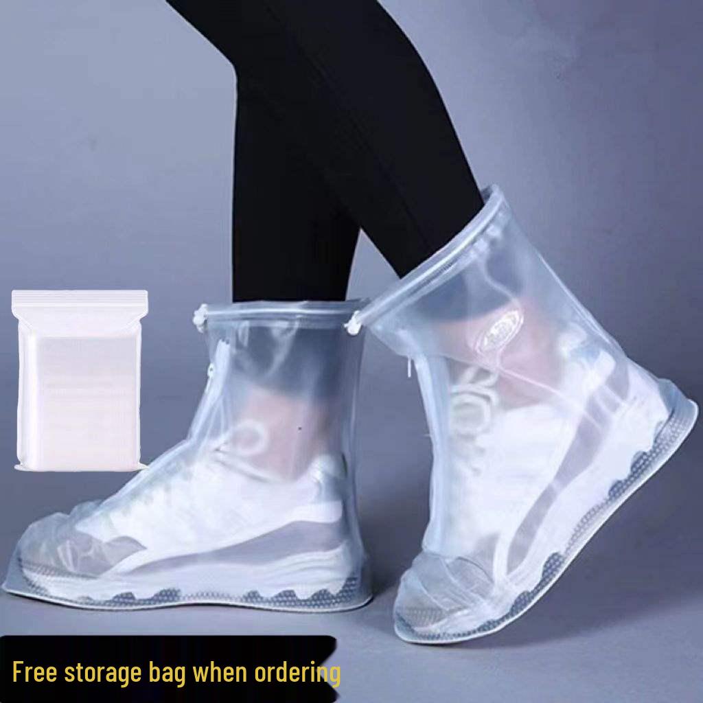 Waterproof Non-Slip Shoe Covers for Men, Women, and Children - Thickened, Wear-Resistant Rain and Snow Protection.