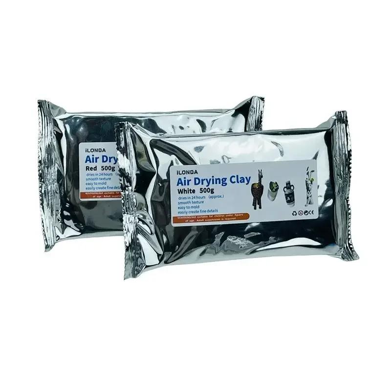 500g Stone Plastic Clay Diy Model Hand-made Materials Baking-free Air-drying Polymer Clay Pottery Tools Handmade Soft Pottery