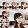 Stitched Embroidered Flap Hat For Women Spring Autumn Fashion Trendy Headwear