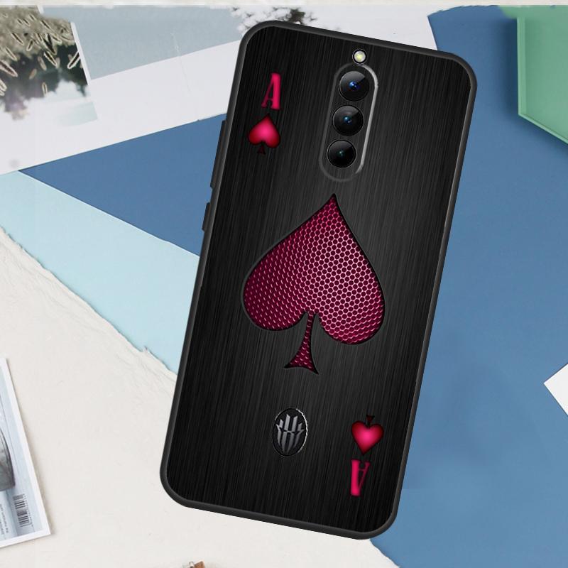 Ace of Spades Case For ZTE Nubia Red Magic 10S 11 10 9 8 8S 9S Pro Plus 6 7 6S 7S Pro 5G 6R 10 Air Cover