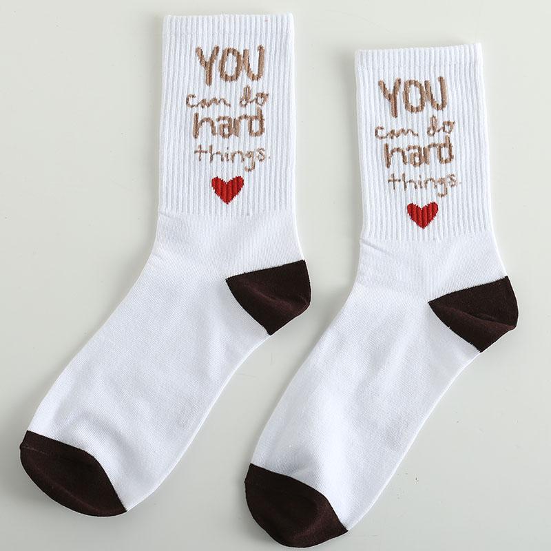 Roliga Herrstrumpor Glada Nya Mode Ins Stil Strumpor För Kvinnor Och Män Hip Hop Harajuku Tecknad Fotboll Bomullsstrumpor