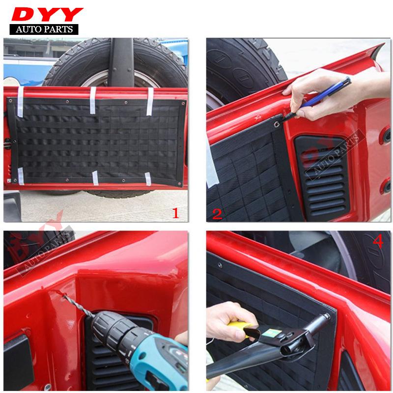 Bolsa para Porta-malas Wrangler e Organizador de Ferramentas BJ40Plus, Solução de Armazenamento no Carro