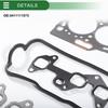 Motoforti Cylinder Head Gasket Kit for Toyota 3E Engine, Engine Valve Gasket Set Rubber No. 0411111075, Efficiency Seal