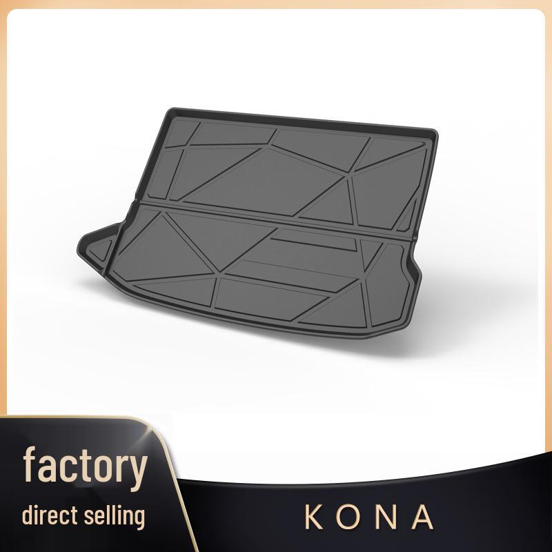 Hyundai KONA TPE 3D Waterproof Trunk Mat with High Edges