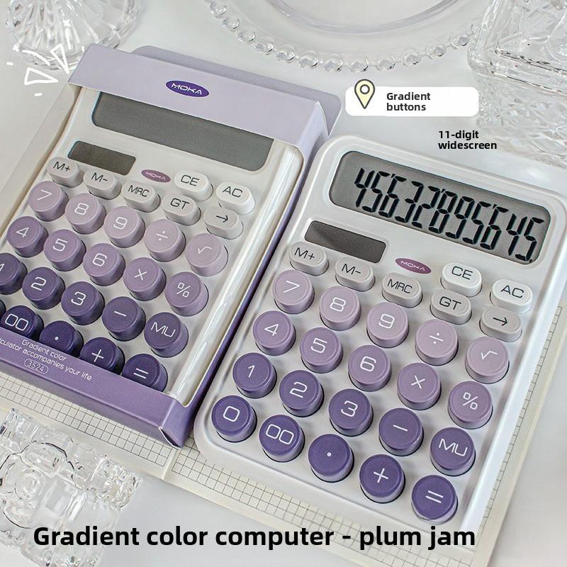 

Gradient Color Dopamine Solar Calculator Silent Keys High Value Financial Tool for Students Office Use 1pc