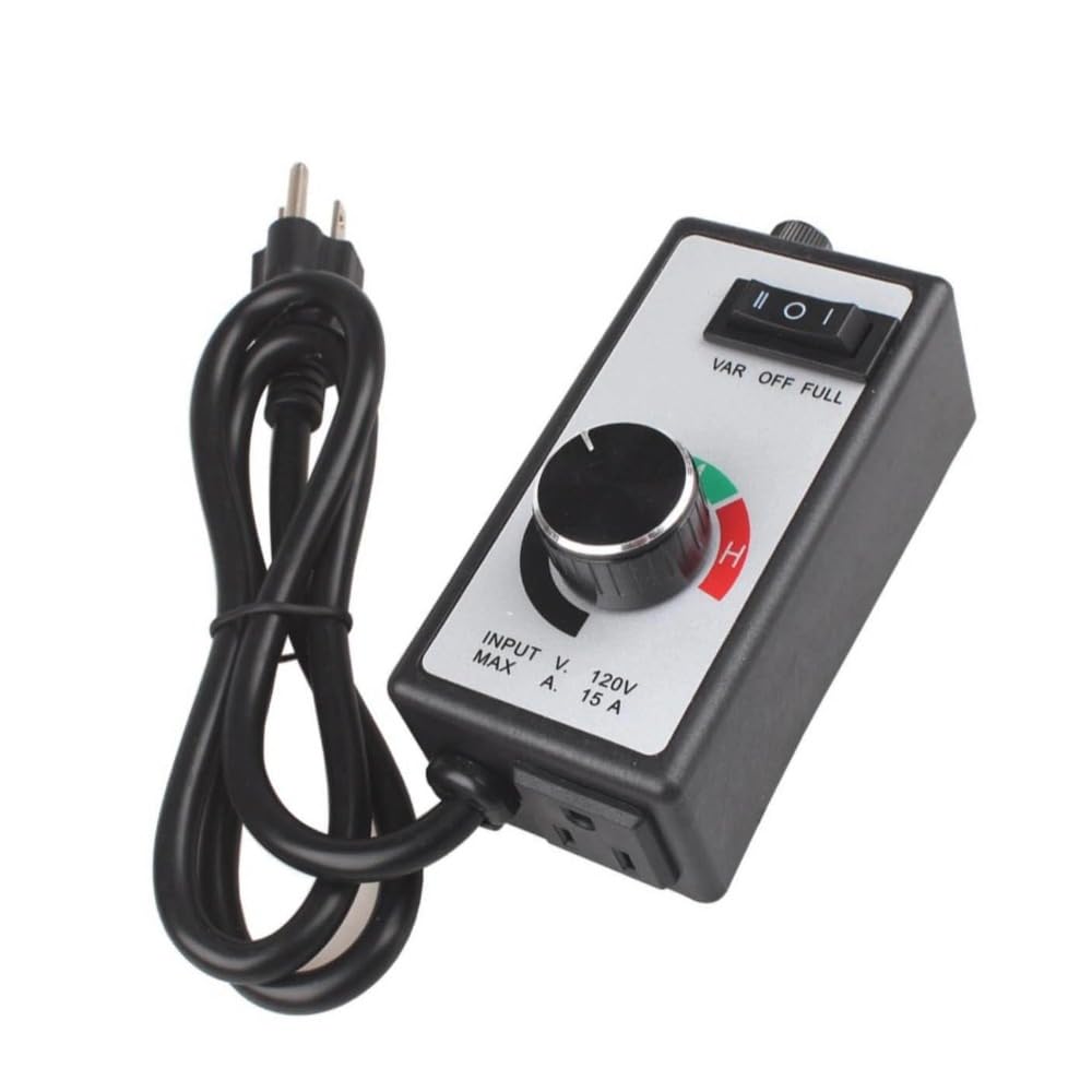 

Itisyou Speed Fan Motor Variable Fan Speed Adjustable Control Max Current 15A Controller, Controller, Controller, Controller, Speed, AC120V,