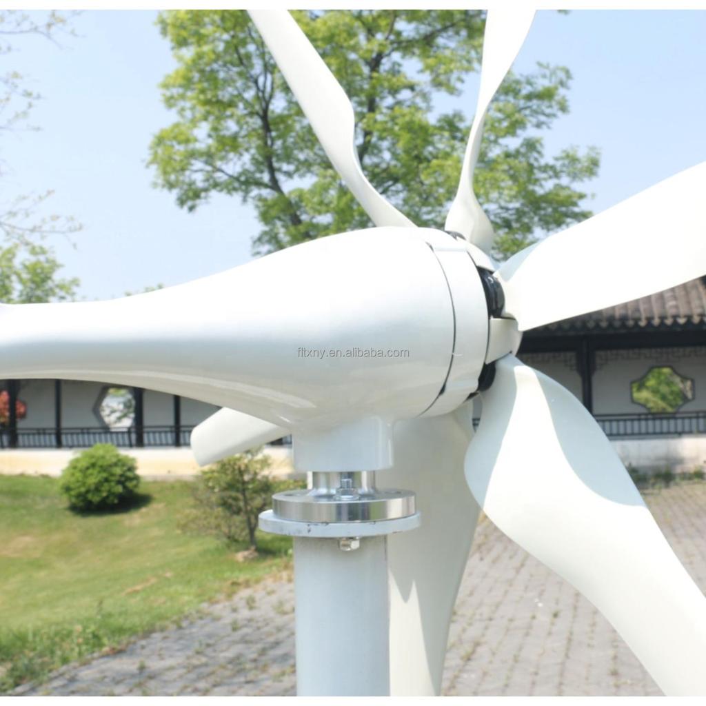 Deutschland Direktlager Horizontales Windturbinengeneratorsystem Mit Solar Off Grid 800W 12V 24V 48V Windkraftanlage