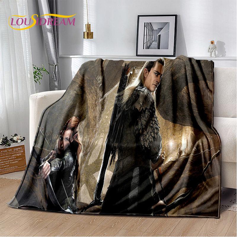 L-Lord of the Rings H-Hobbit Soft Plush Blanket,Flannel Blanket Throw Blanket for Living Room Bedroom Bed Sofa Picnic Cover Kids