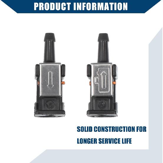Boat Engine Fuel Line Connector Fitting 8mm Female Male Fuel Pipe Joint Comp Fitting for Yamaha Outboard Motor Fuel Tank Hose Pipe 5/16 / Durable/